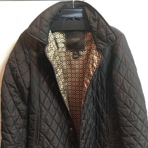 Coach quilted jacket